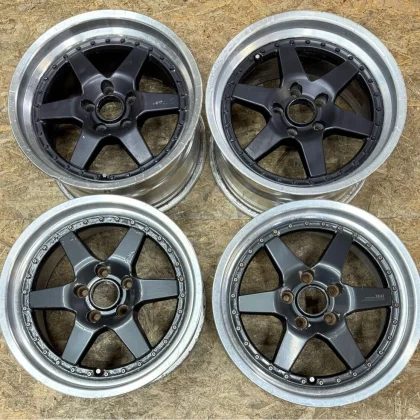 JDM Rare Longchamp XR-4Z 178J+38 9J+38 PCD 114.3 5-lug 5H Out of Produ No Tires