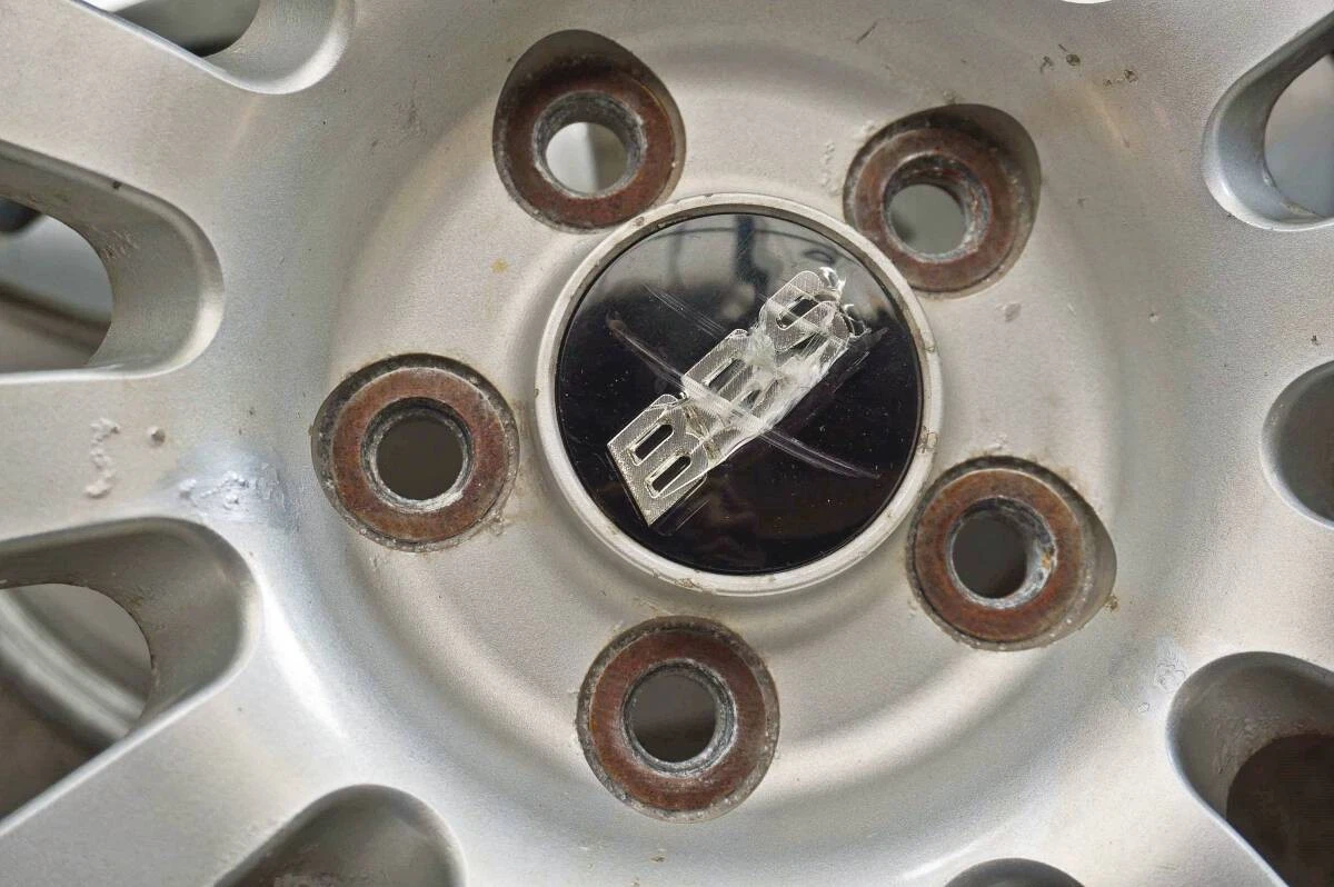 JDM Forged lightweight Subaru genuine option BBS RV722 17in 7J +48 PCD No Tires - Image 9