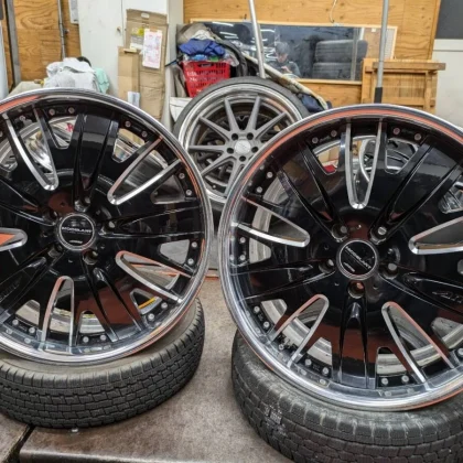 JDM Beautiful Enkei AME Dish for Lexus LS460 LS500 LS600 40 Alphard Ve No Tires