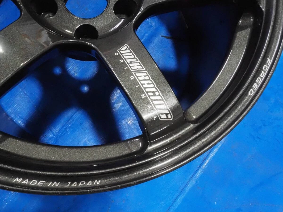 JDM Used TE37 SAGA 1811J +13 114.3 5-hole RAYS Rays GTR BNR32 BCNR33 B No Tires - Image 9