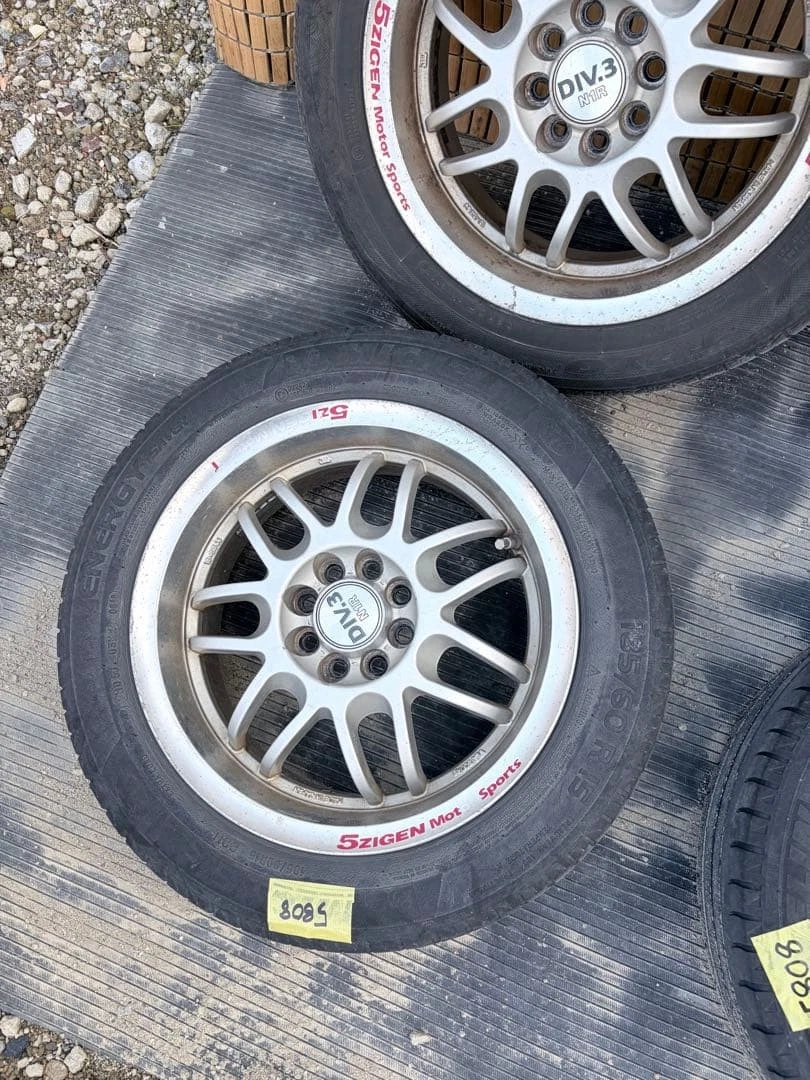 JDM 5ZIGEN Div.3 N1R♪PCD100/4Hmulti/156.5J No Tires - Image 5