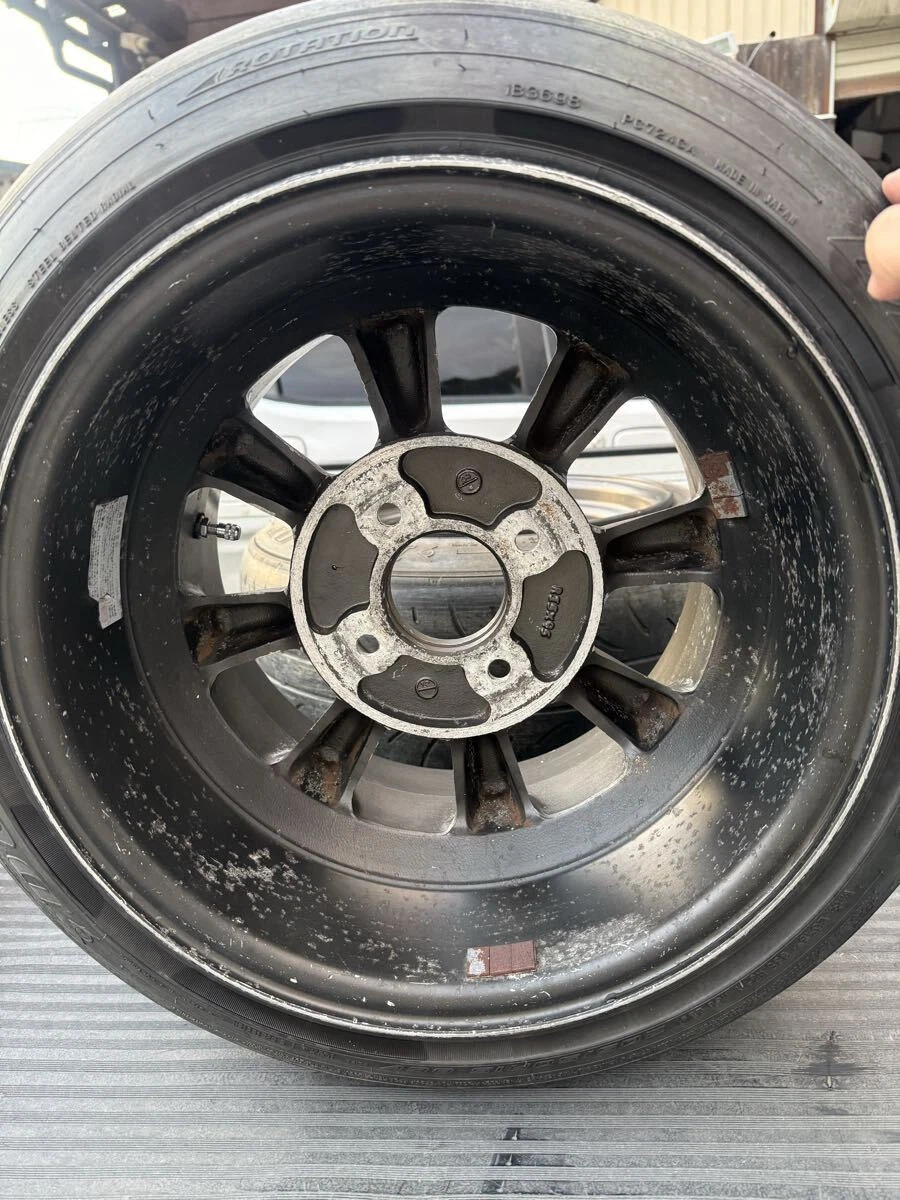 JDM Watanabe RS Watanabe Eight-Spoke 15-inch 9.5J -19 Rtype 114.3 4-Lu No Tires - Image 5