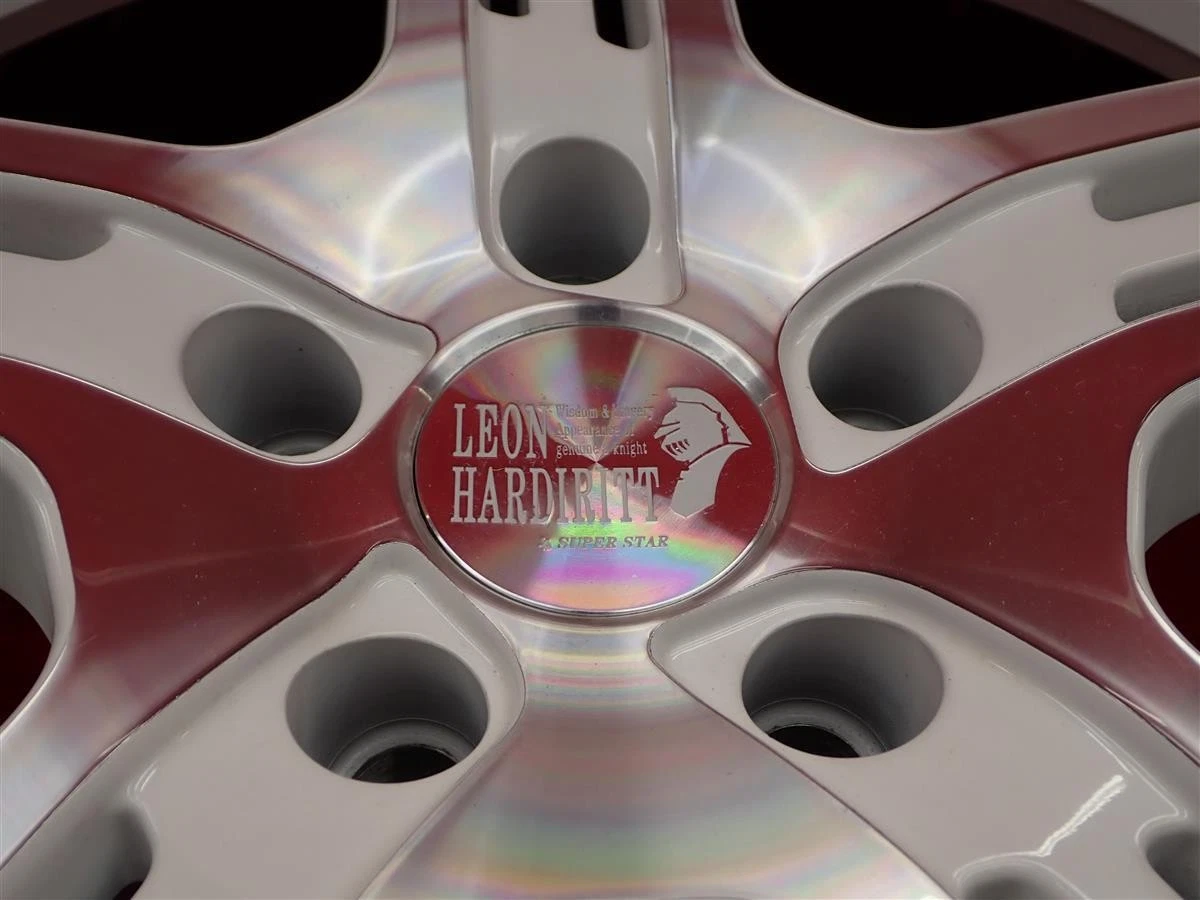 JDM LEON HARDIRITT Rasen 4Wheels no tires 20x9.5+27 10.5+25 5x114.3 Front BBKF - Image 8