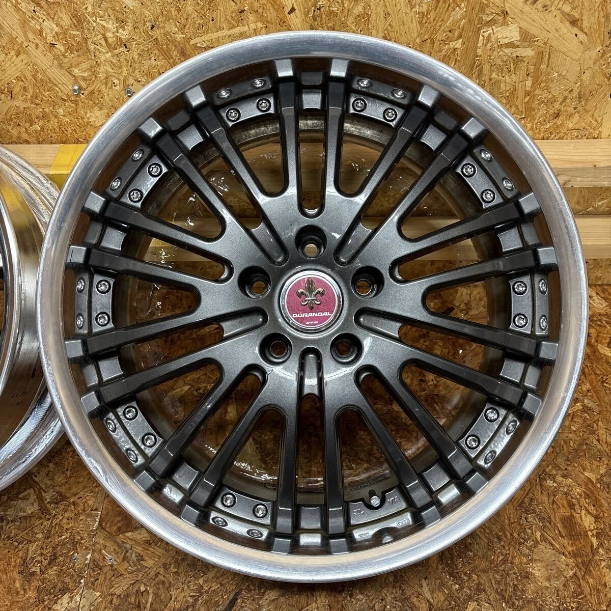 JDM Rare WORK Durandal DD2 deep rims 19x8.5J+25 120/5-lug for Lexus LS No Tires - Image 8
