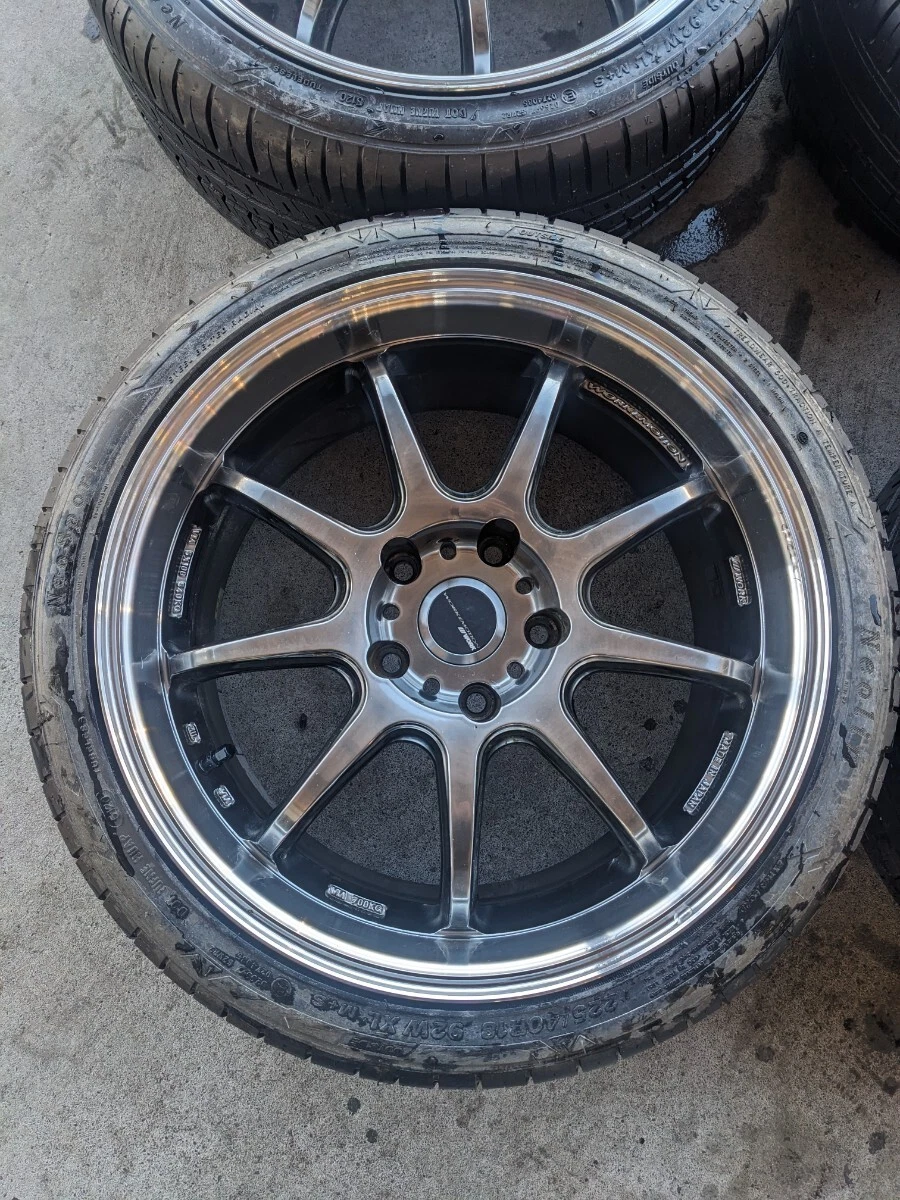 JDM WORK EMOTION D9R 4-Piece Set for BMW 18-inch 8.5J PCD120 5H 5-Lug No Tires - Image 8