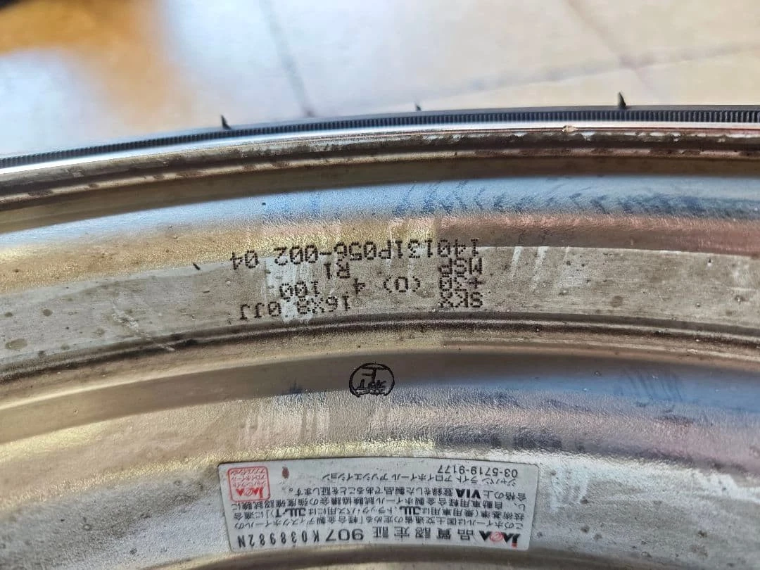 JDM WORK Seeker CX 8J PCD100 4Book Set No Tires - Image 6