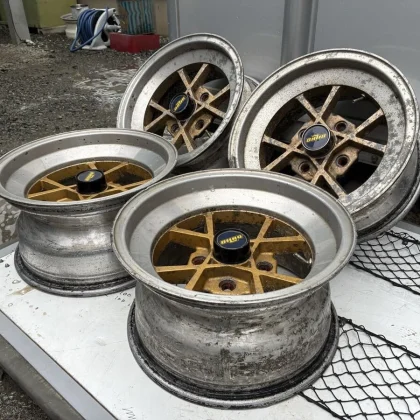 JDM Bilbo SSR Shadow Heart Watanabe Hayashi Speedster Deep Rim Old Car No Tires