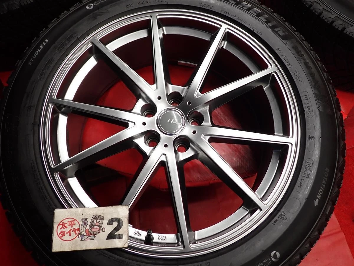 JDM Lexus 4-Piece Set: Michelin X-ICE SNOW SUV 235/55R20H 5-Spoke Alum No Tires - Image 6