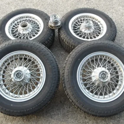 JDM Fortex wire wheels 156.5J offset not clear 5-lug PCD114.3 4Book ol No Tires