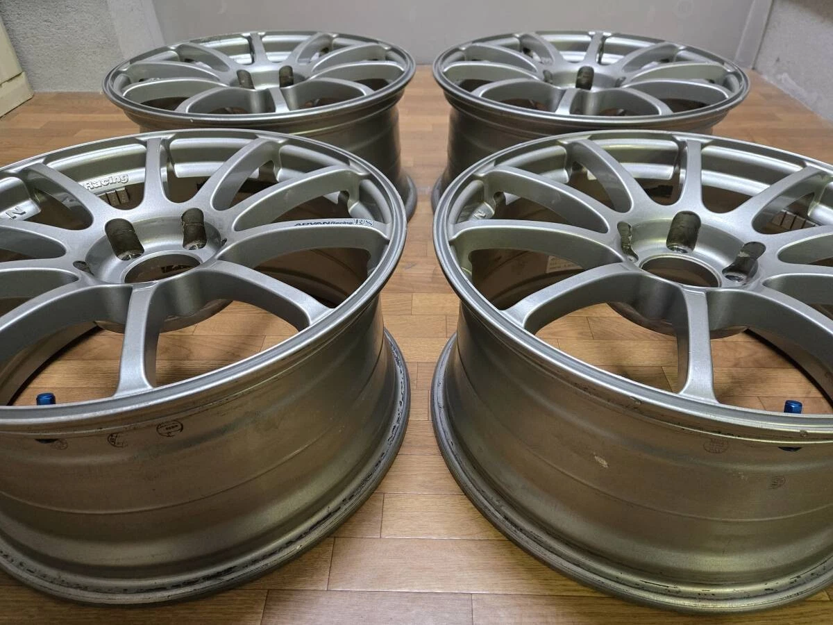 JDM Rare 188.5J +50 PCD114.3 ADVAN Racing RS WRX STI VAB GVB GRB S4 VA No Tires - Image 7