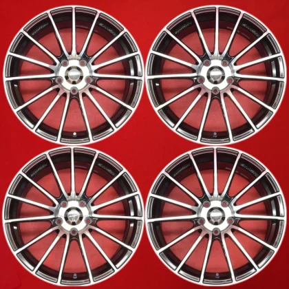 JDM Lightweight 8.5kg WEDS Wedssports SA-15R Used Wheels 4Book 8.5J 18 No Tires