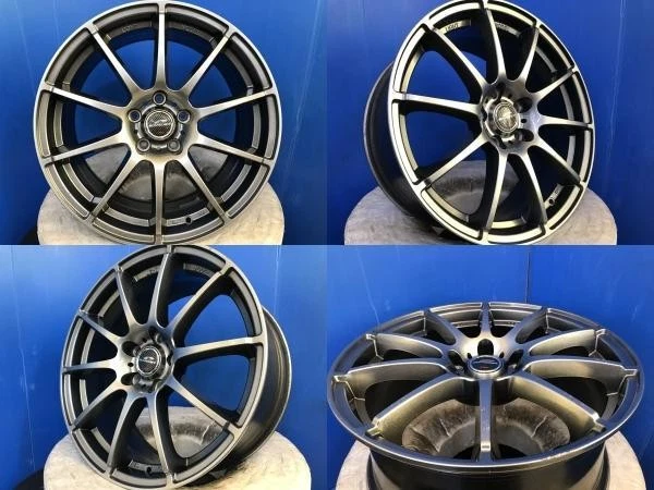 JDM Toyota Crown Royal 200 and 210 series 18mm gunmetal aluminum wheel No Tires - Image 4