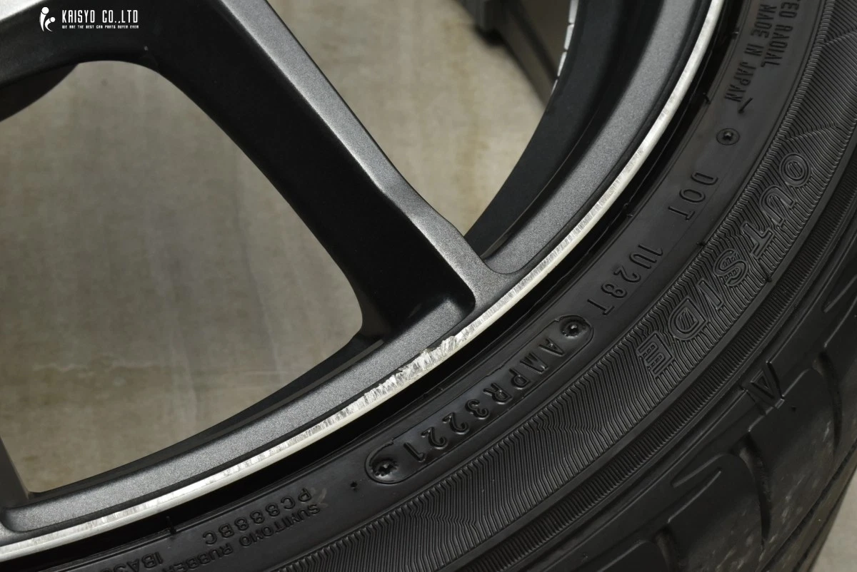 JDM Good Condition RMP 025F 19in 8J +38 PCD114.3 SPsports LM705 245/40 No Tires - Image 8