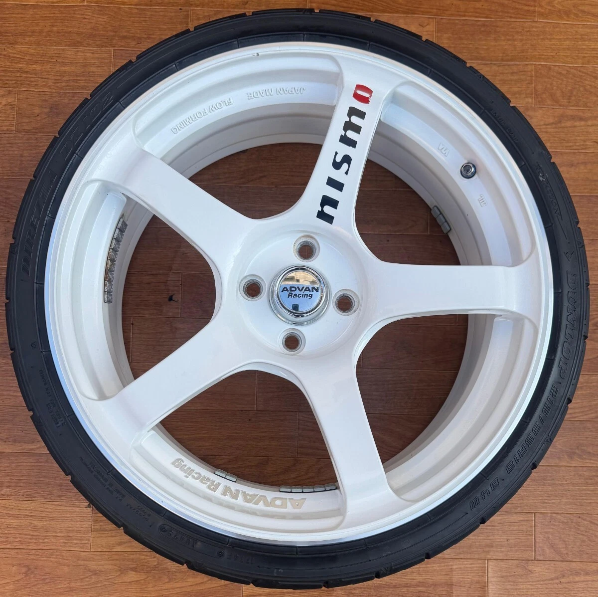 JDM Japan-made YOKOHAMA ADVAN Racing 18-inch wheels with DUNLOP 215/35 No Tires - Image 5