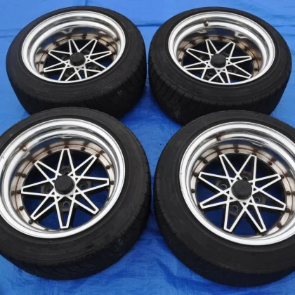 JDM WORK EQUIP03 4Wheels no tires 15x8.5-12 4x114.3 AE86