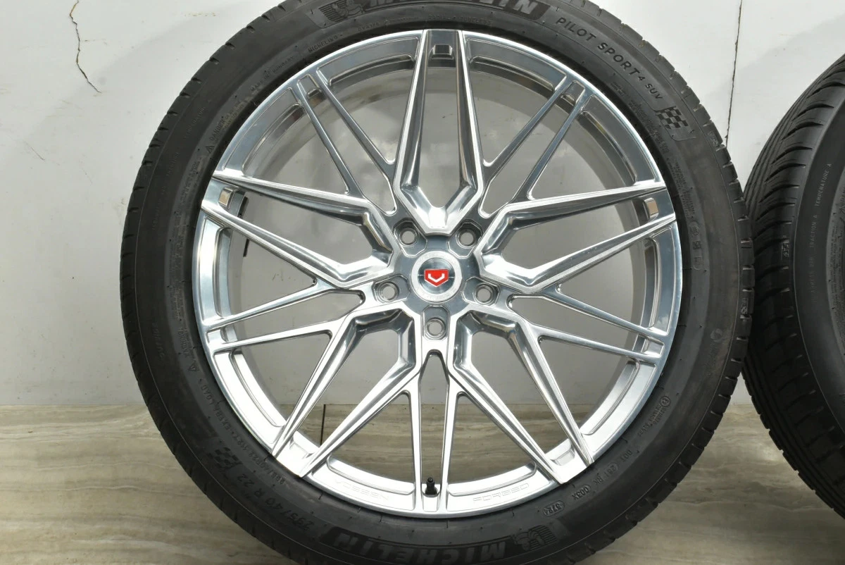 JDM Used VOSSEN EVO EVO-5 4-Book Set 2210.0J x 22+18 PCD 130 295/40R22 No Tires - Image 6