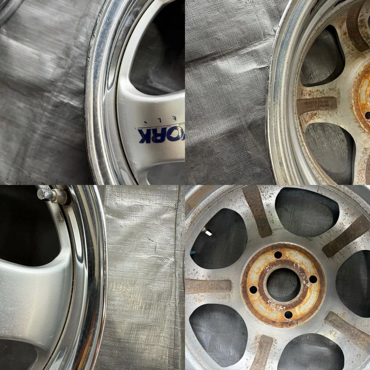 JDM Out of print work Meister S1 15x5.5j +42/O disc 4-hole PCD100 4-wh No Tires - Image 9