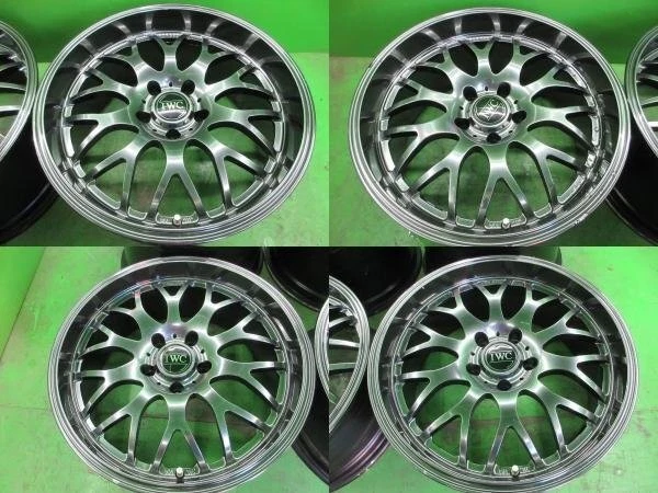 JDM Deep rims PCD120 IWC RS-1 mesh lightweight forging 8j/+20 9j/+20 h No Tires - Image 2