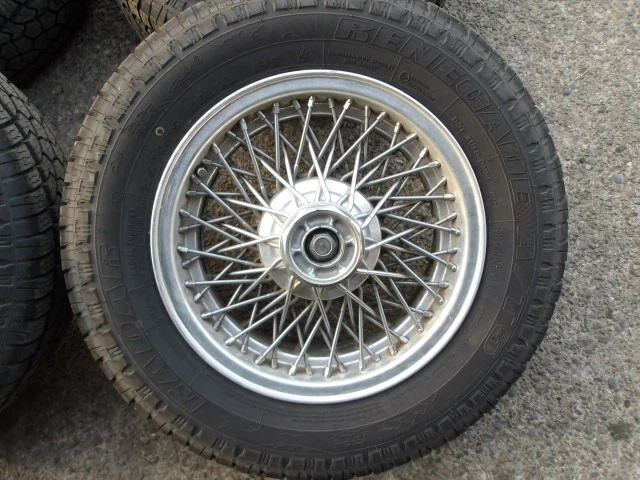 JDM Fortex wire wheels 156.5J offset not clear 5-lug PCD114.3 4Book ol No Tires - Image 3