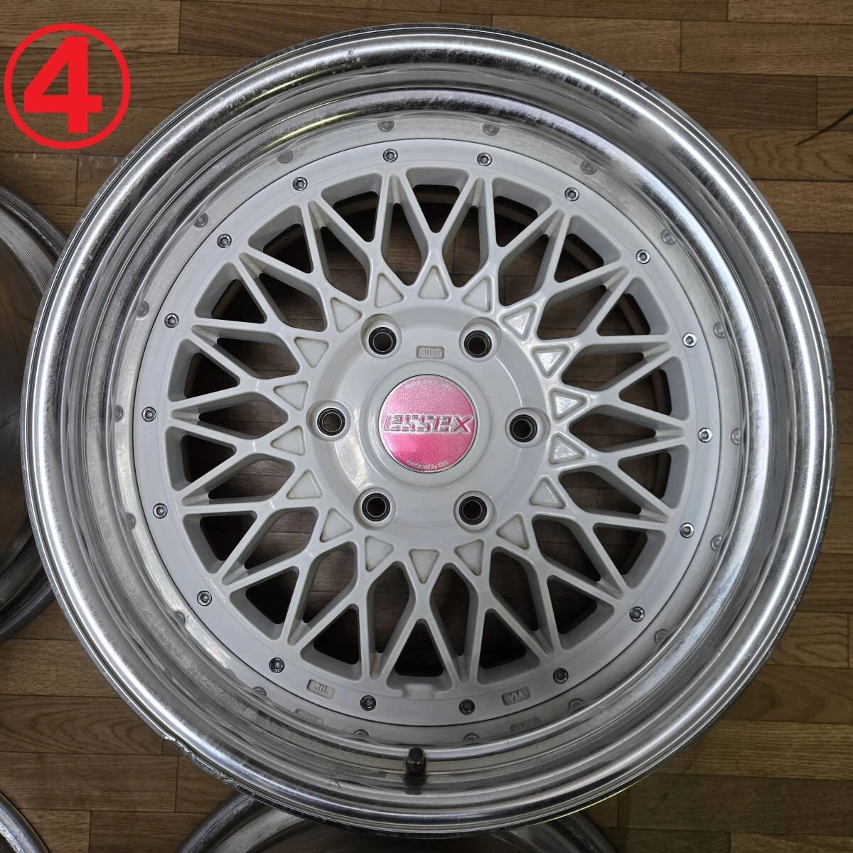 JDM 189J +25 PCD139.7 CRS ESSEX 2-piece ENCM-18 white WH wheels for 20 No Tires - Image 5
