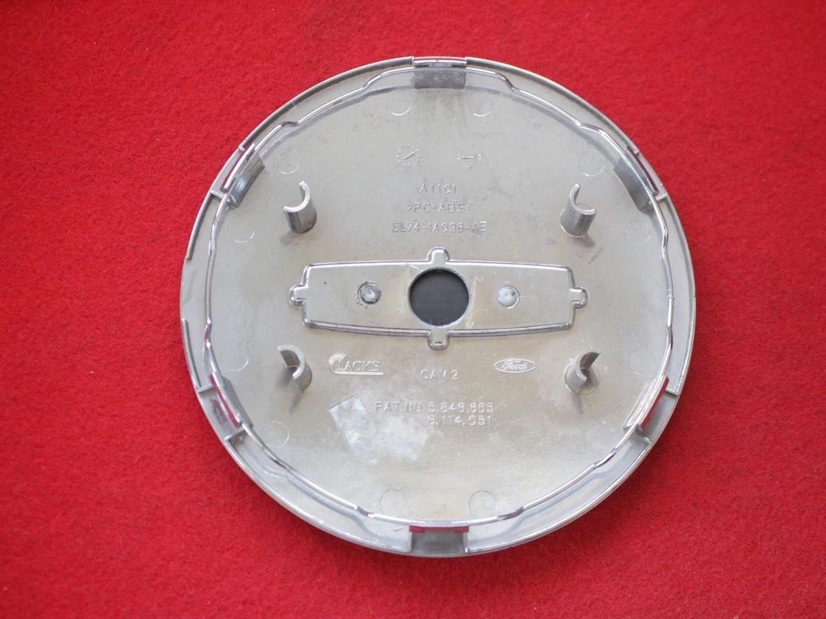 JDM 1 sheet genuine Lincoln used wheel center cap center cover emblem No Tires - Image 4