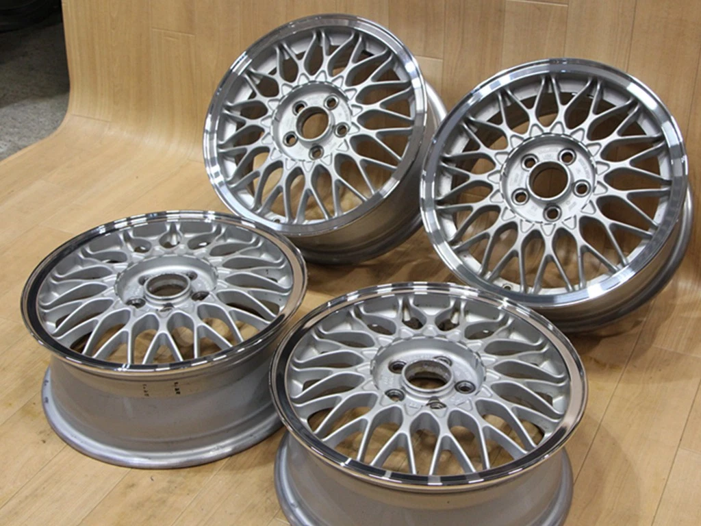 JDM B189 lightweight forging BBS Subaru genuine STI option 15x6J+55 PC No Tires - Image 6