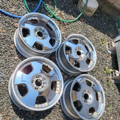 JDM Rare SSR Vienna Dish Plated Flush Fit for Light and Compact Cars No Tires