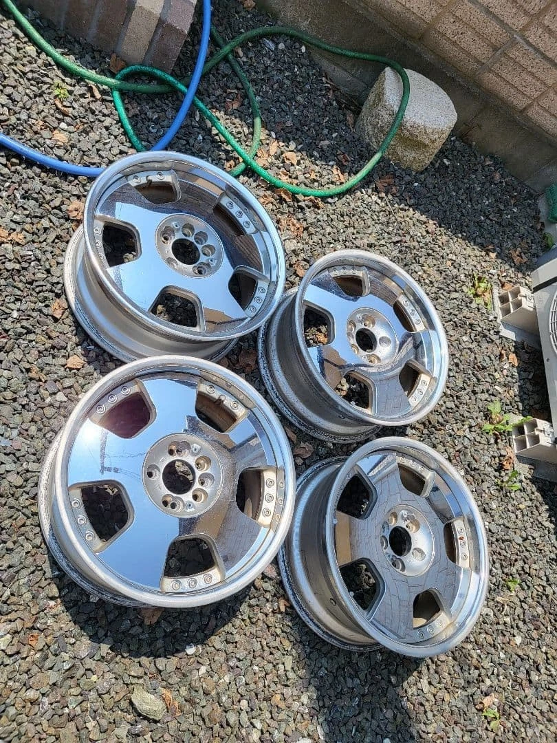 JDM Rare SSR Vienna Dish Plated Flush Fit for Light and Compact Cars No Tires