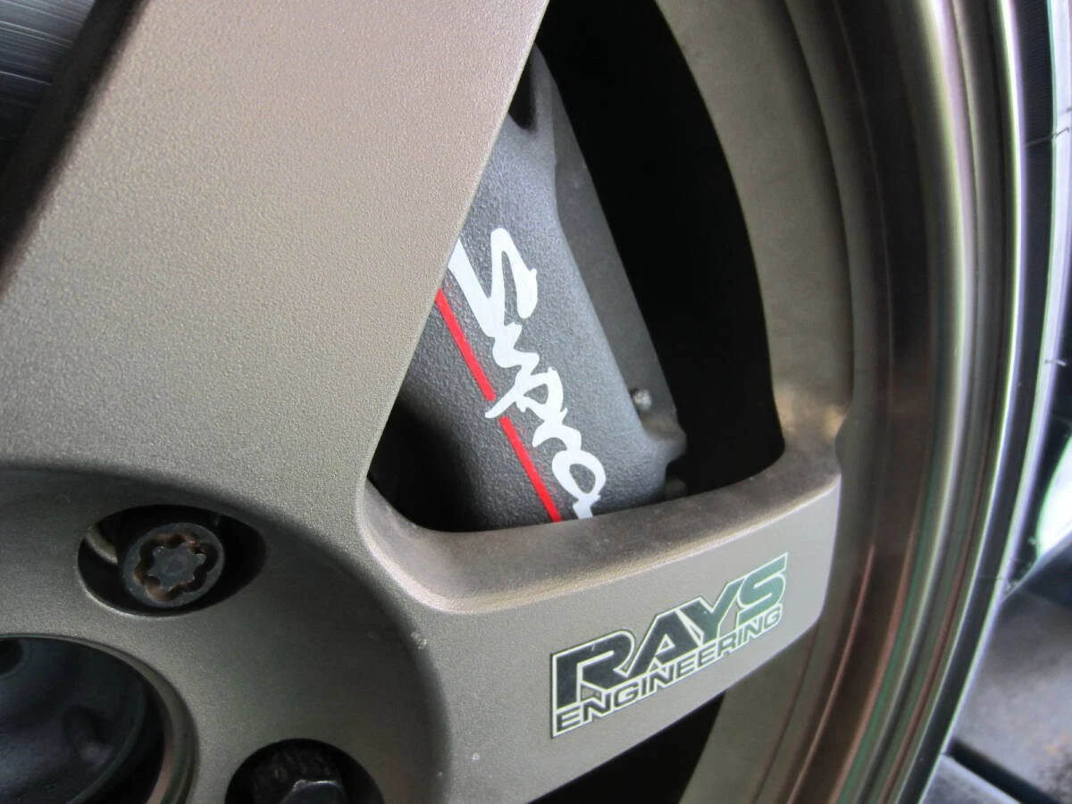 JDM TE37 Bronze 18x8.5J+40 1Book supra caliper clearance spare for JZA No Tires - Image 3