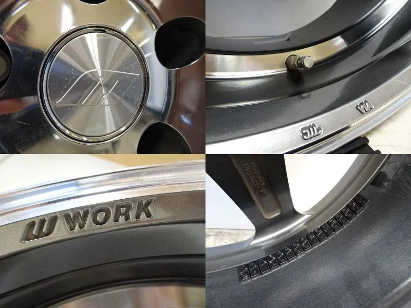 JDM A-024 Cash on delivery available Rank D.I Used WORK RYVER Raybar S No Tires - Image 6