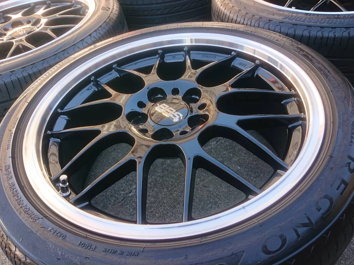 JDM Lightweight forging BBS RG-R RG703H 188J OFF+40 5H PCD114.3 Hub PF No Tires - Image 3