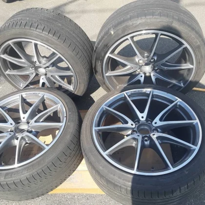 JDM Genuine Mercedes-Benz AMG 19BBS Set 245/40/19 DUNLOP SP SPORTS MAX No Tires