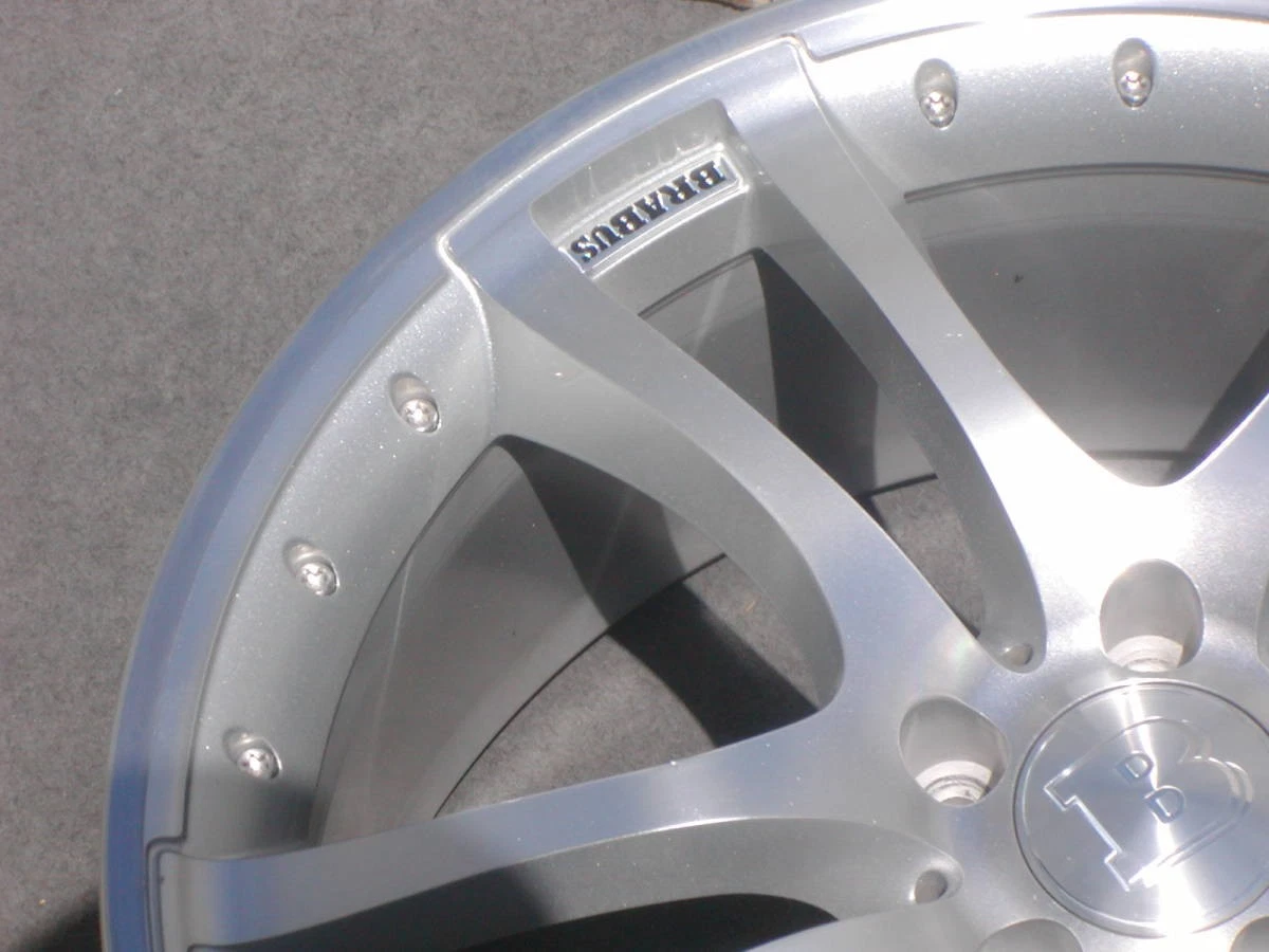 JDM Over 700000 yen Brabus Mono RockS 9J 9.5J PCD112-5H wheels for Mer No Tires - Image 8