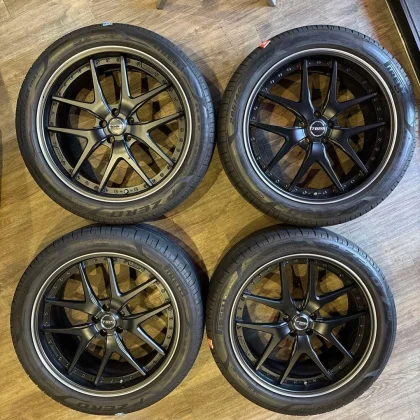 JDM TWS Exstreet 205S 21-inch wheels set of 4 No Tires