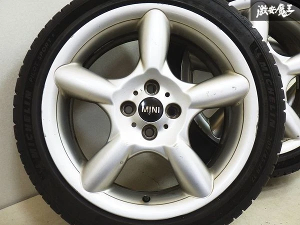 JDM Genuine BMW MINI 5-Star Pace Spoke R110 177J +48 4-lug PCD100 whee No Tires - Image 3