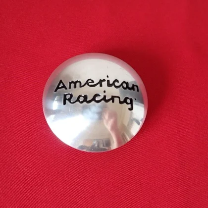 JDM 1 sheet American Racing aftermarket used wheel center cap center c No Tires