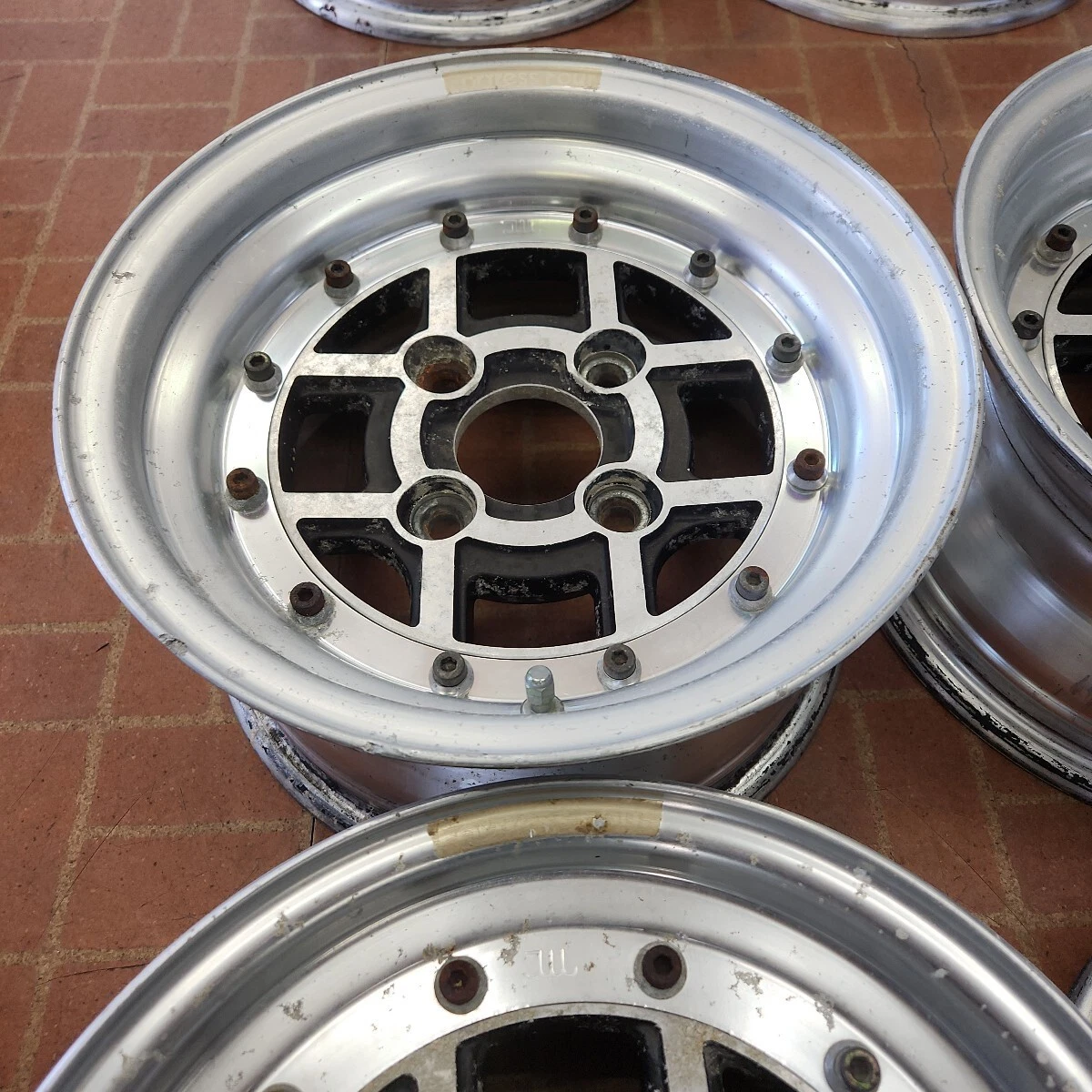 JDM Deep rim old car Enkei ENKEI Fortress Four 13 inches 6J+15 7J+5 4H No Tires - Image 8