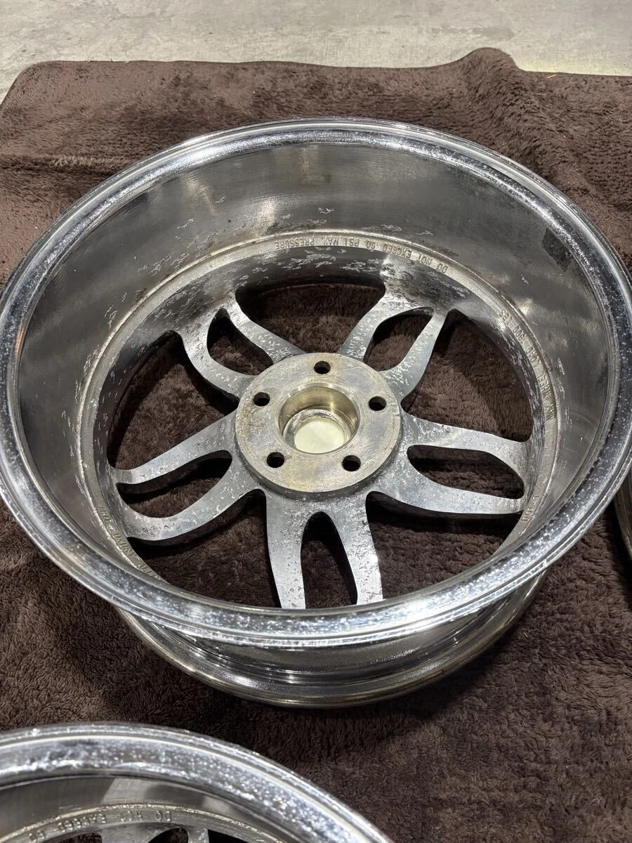 JDM Kaotik Vizio Keotic Vizio 17x7.5 5/114.3 IN40 oars Doskool USDM Ne No Tires - Image 4