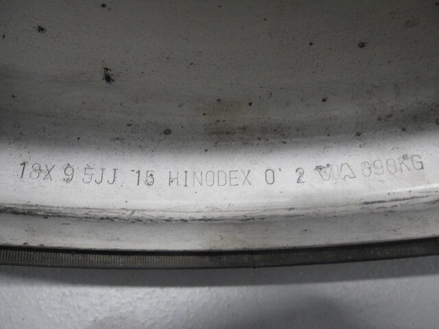 JDM Rare HINODEX forging 9.5J+15 114.3/5H 184Book set GT-R BNR32 BCNR3 No Tires - Image 10
