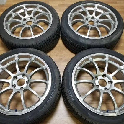JDM Rare 188J +48 PCD112 ADVAN Racing RS-D wheels for 8K series Audi A No Tires