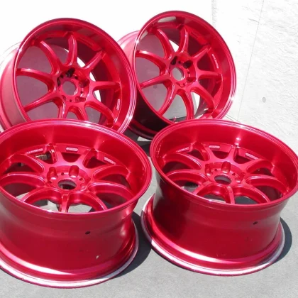 JDM Deep rim custom color WORK emotionD9R 9.5J 10.5J 114.3 wheels for No Tires