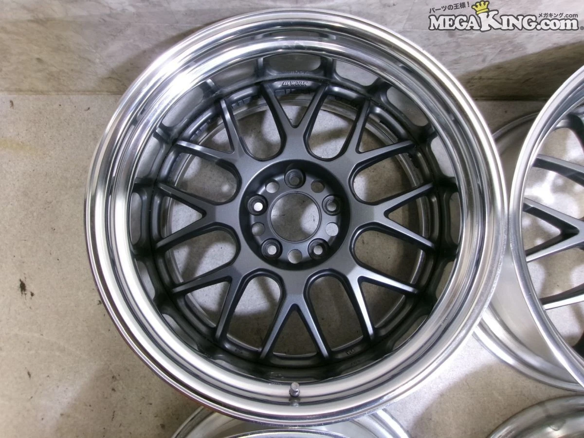 JDM WORK MST-M1R Meister 18-inch wheels 10J-3 bolt pattern 5x114.3 bol No Tires - Image 2