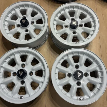 JDM Enkei COMPE8 Limited Edition 135.5J Offset +20? PCD114.3-4 Hole Ol No Tires