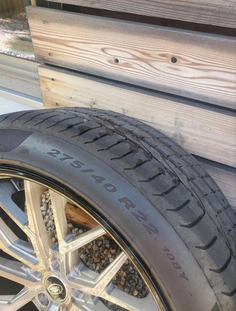 JDM WORK custom-made SION manufactured PCD120 used 22-inch tire wheel No Tires - Image 3