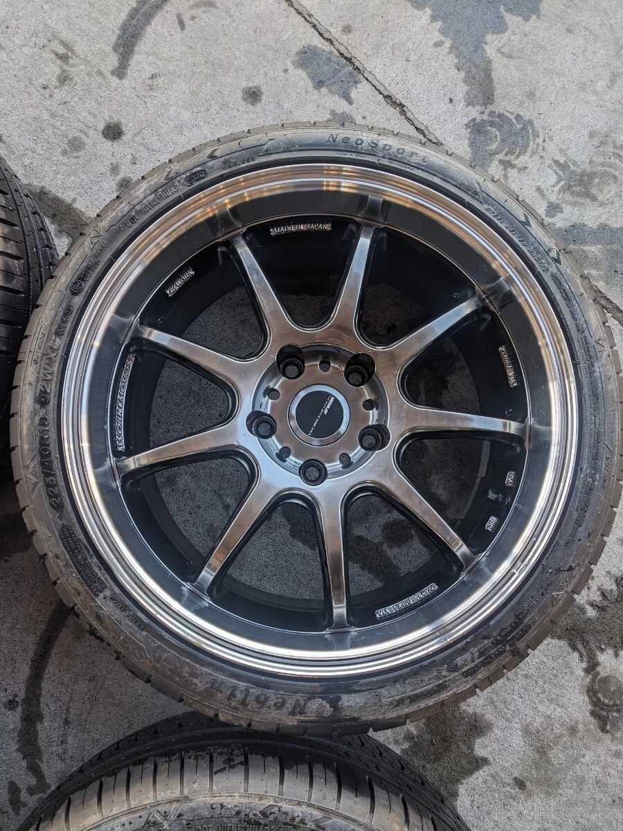 JDM WORK EMOTION D9R 4-Piece Set for BMW 18-inch 8.5J PCD120 5H 5-Lug No Tires - Image 6