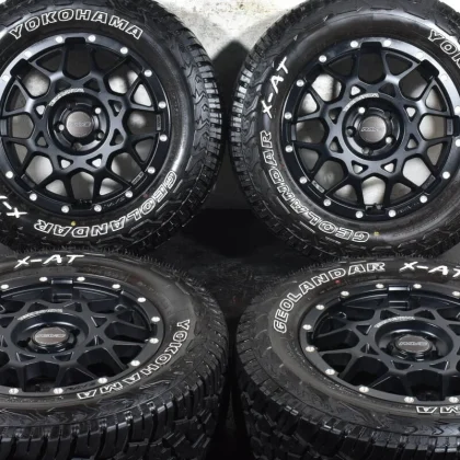 JDM RAYS TEAM DAYTONA M8 17-inch wheels PCD110 7J +35 Yokohama Geoland No Tires