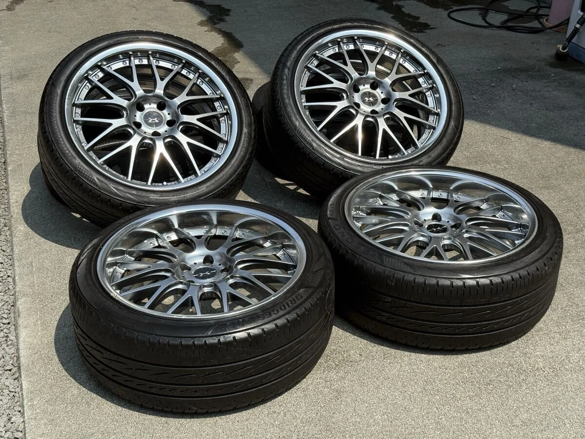 JDM Rare Weds Maverick 709M deep rims plated 245/40R204. Fits Elgrand No Tires