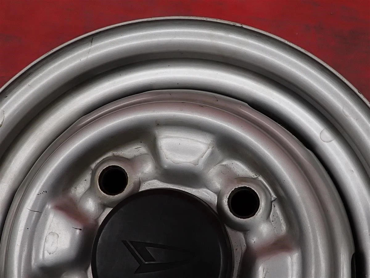 JDM Rare Item 4-Book Set Used Daihatsu Mi-ZII Genuine Steel Iron Wheel No Tires - Image 10