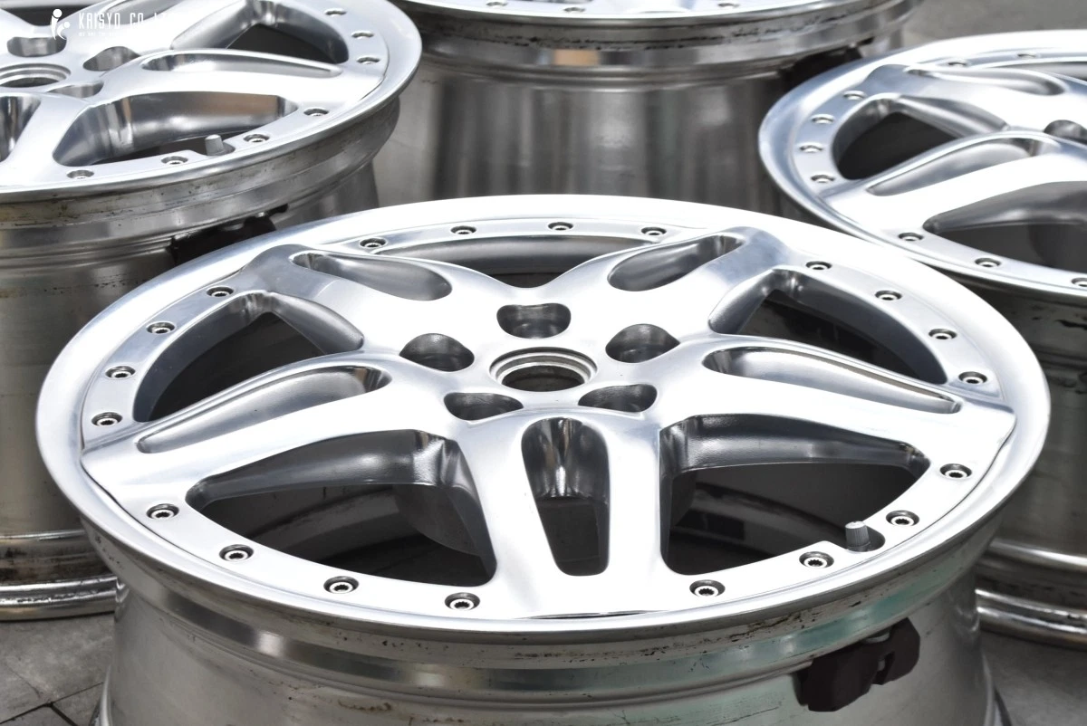 JDM Rare BBS Ferrari 612 Scaglietti OEM 19in 8J +43.5 10J +51.1 PCD114 No Tires - Image 2