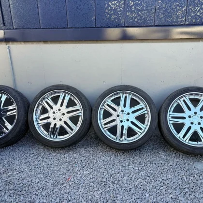 JDM Rare SSRTanabe Vienna Noble 20-inch aluminum wheels with two-piec No Tires